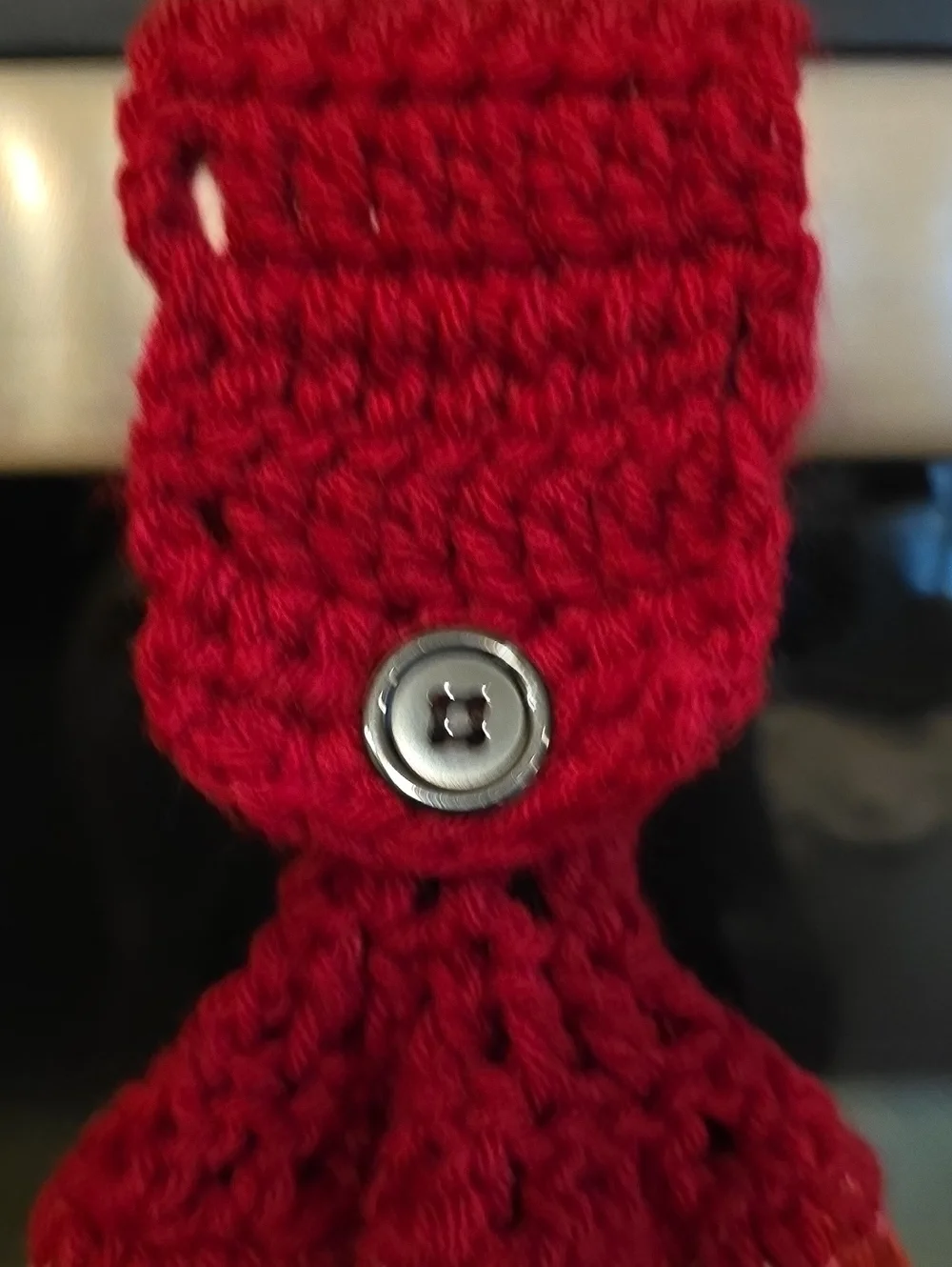 Handmade Hanging Hand Towel - Snowman